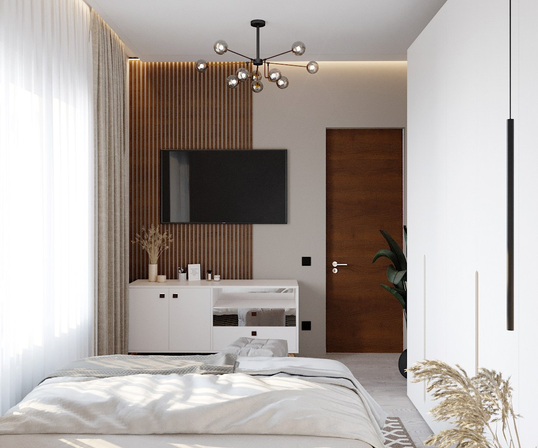 Дизайн проект интерьера одноэтажного частного дома (г. Ростов-на-Дону)