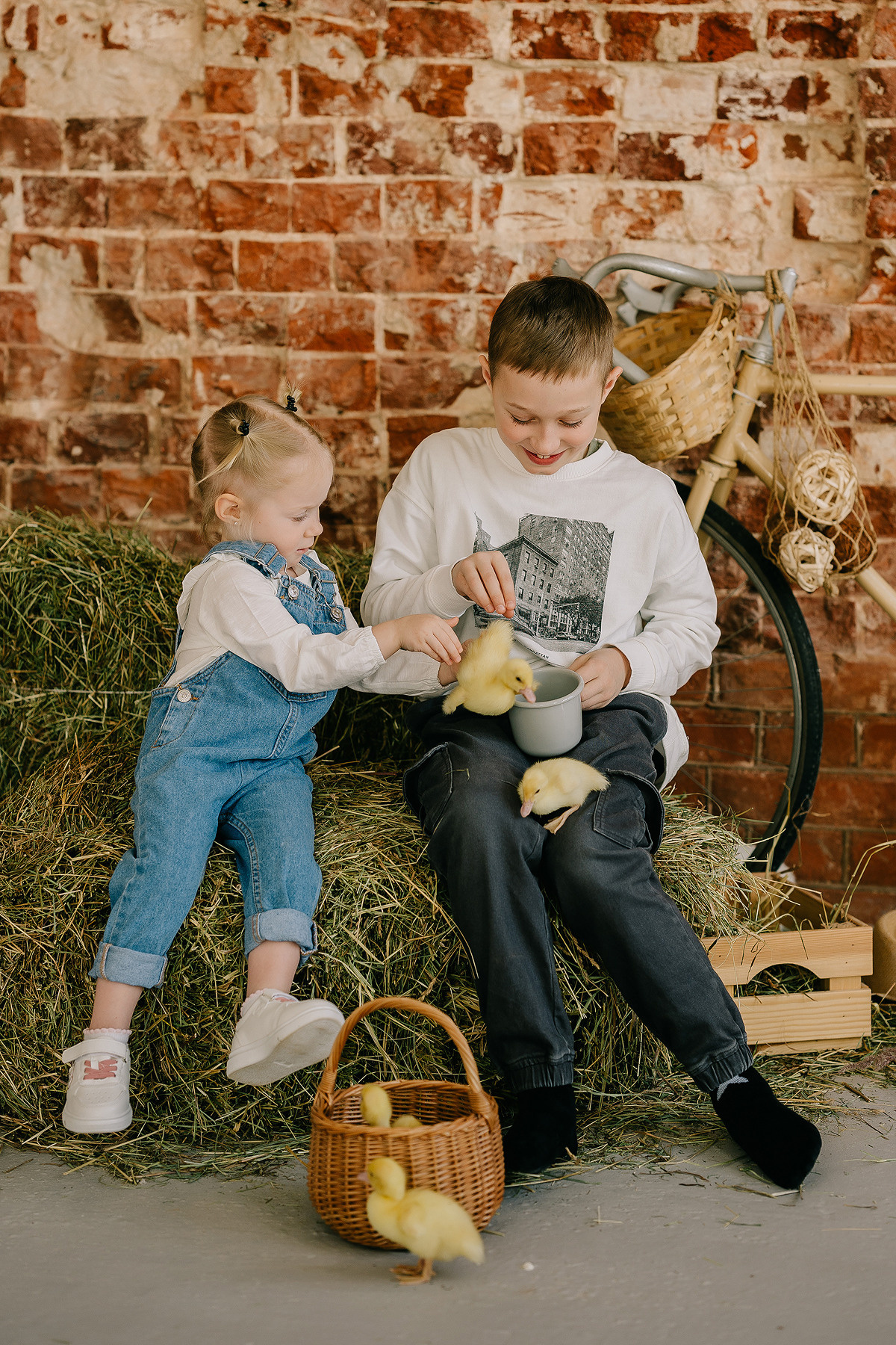 С УТЯТАМИ И КРОЛИКАМИ. Свадебный и семейный фотограф Юлия Грибанова +7 909-133-66-33