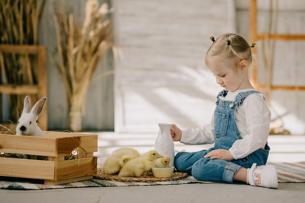 С УТЯТАМИ И КРОЛИКАМИ. Свадебный и семейный фотограф Юлия Грибанова +7 909-133-66-33