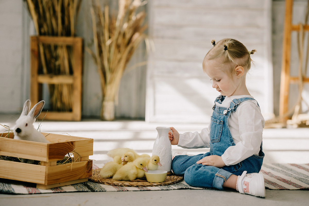 С УТЯТАМИ И КРОЛИКАМИ. Свадебный и семейный фотограф Юлия Грибанова +7 909-133-66-33