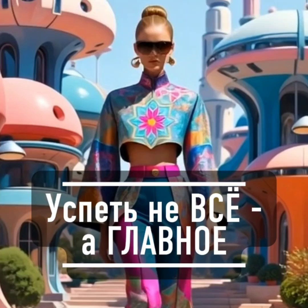 Успеть не ВСЁ, а ГЛАВНОЕ