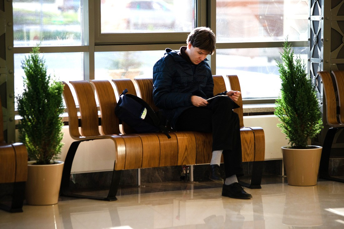 Железнодорожный вокзал в Бердске. Фотограф Сергей Сергеев