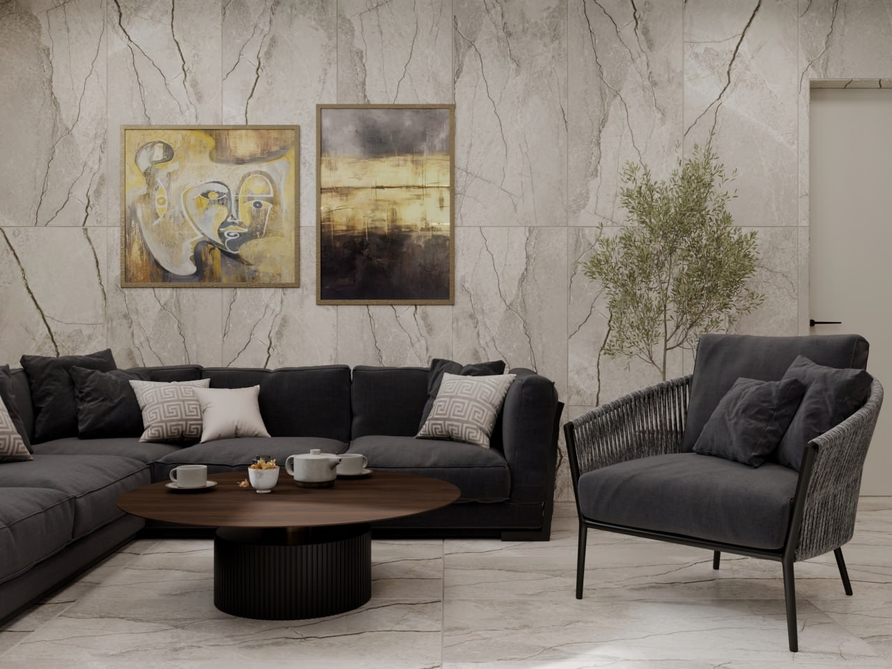 Редизайн зала в сауне «Империя», г. Ангарск, 2021 г. Архитектор — дизайнер Москва