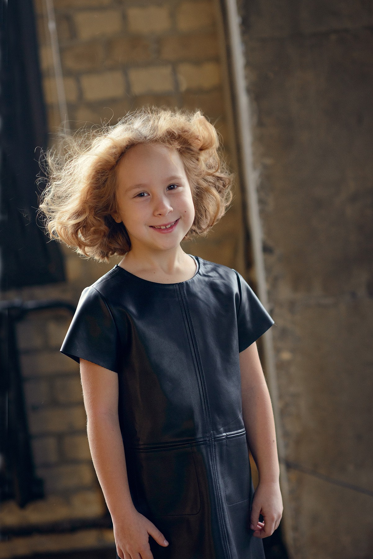 a girl in the studio, a photo shoot