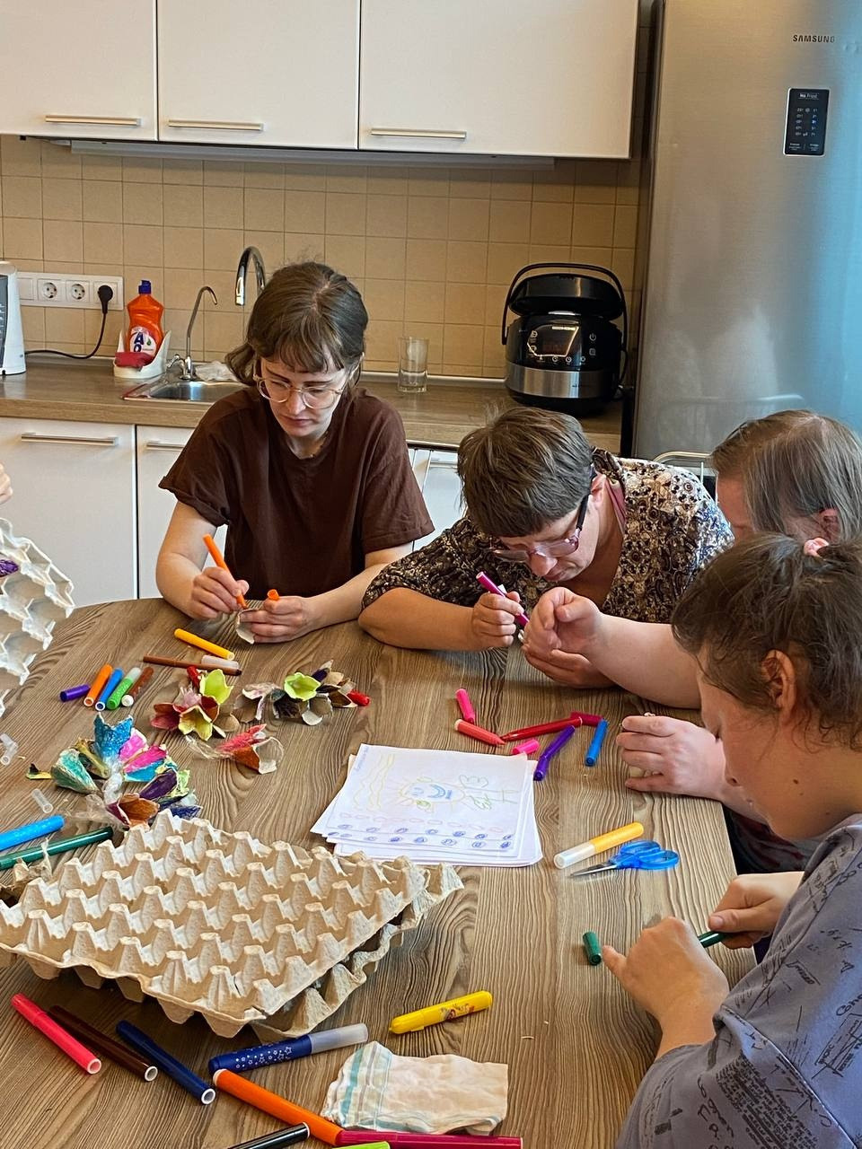 13 июня 2022 мастер-класс для взрослых подопечных ГАООРДИ. Алена Федорченко