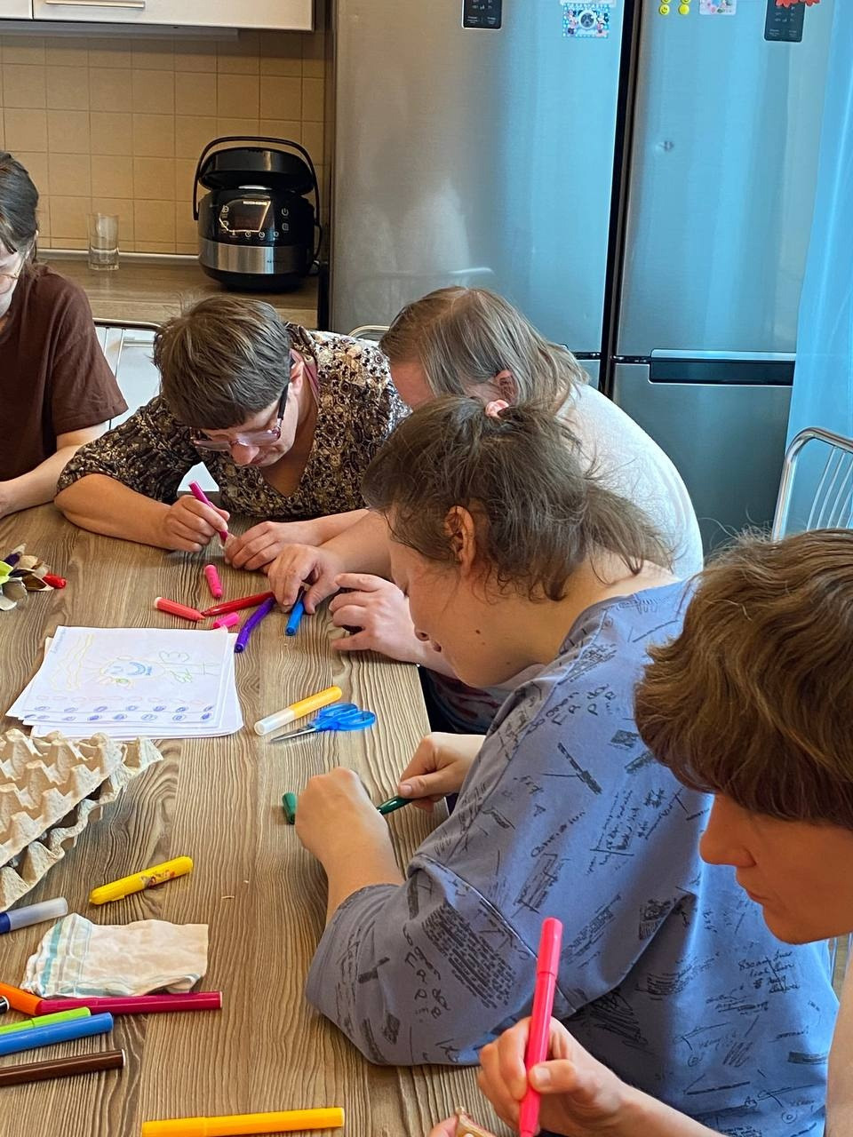 13 июня 2022 мастер-класс для взрослых подопечных ГАООРДИ. Алена Федорченко