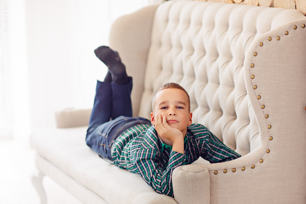 Леночка с сыночком и племяшкой. Nadia Fay