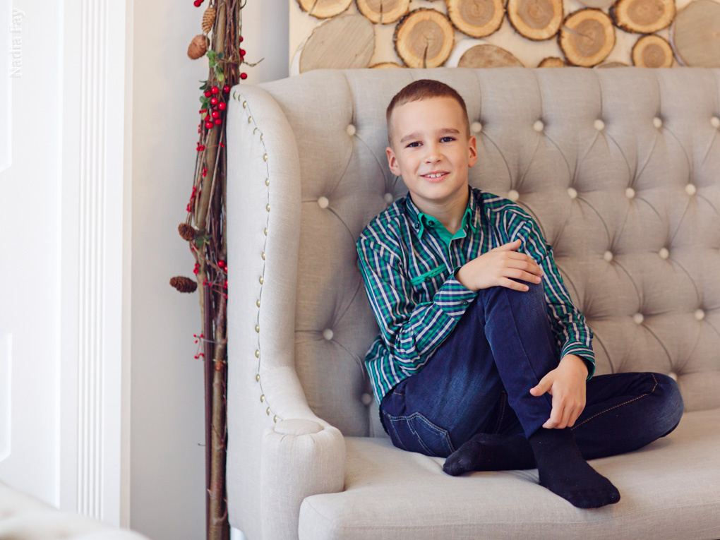 Леночка с сыночком и племяшкой. Nadia Fay