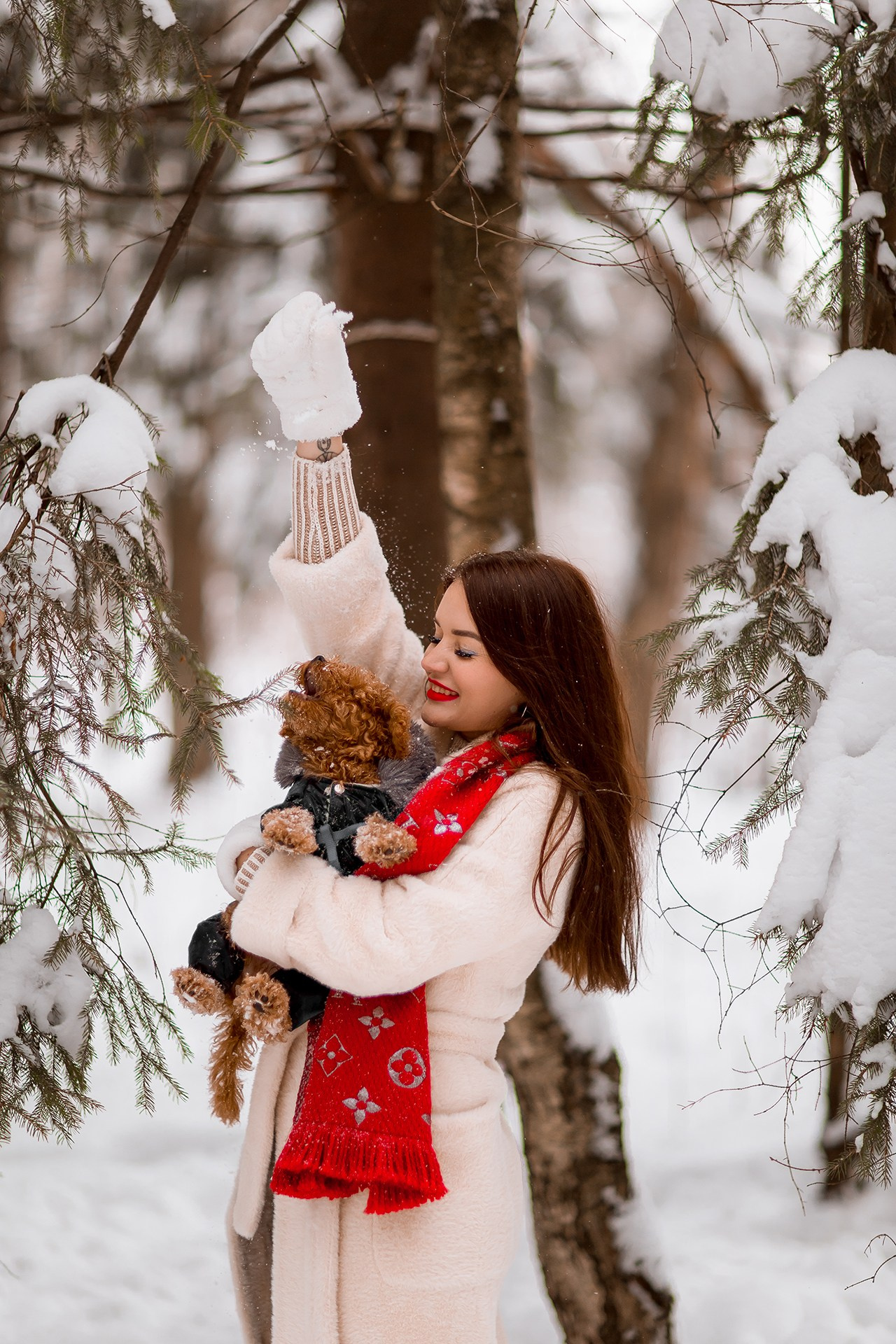 Зимние фотосессии. Katerina Schastlivaya