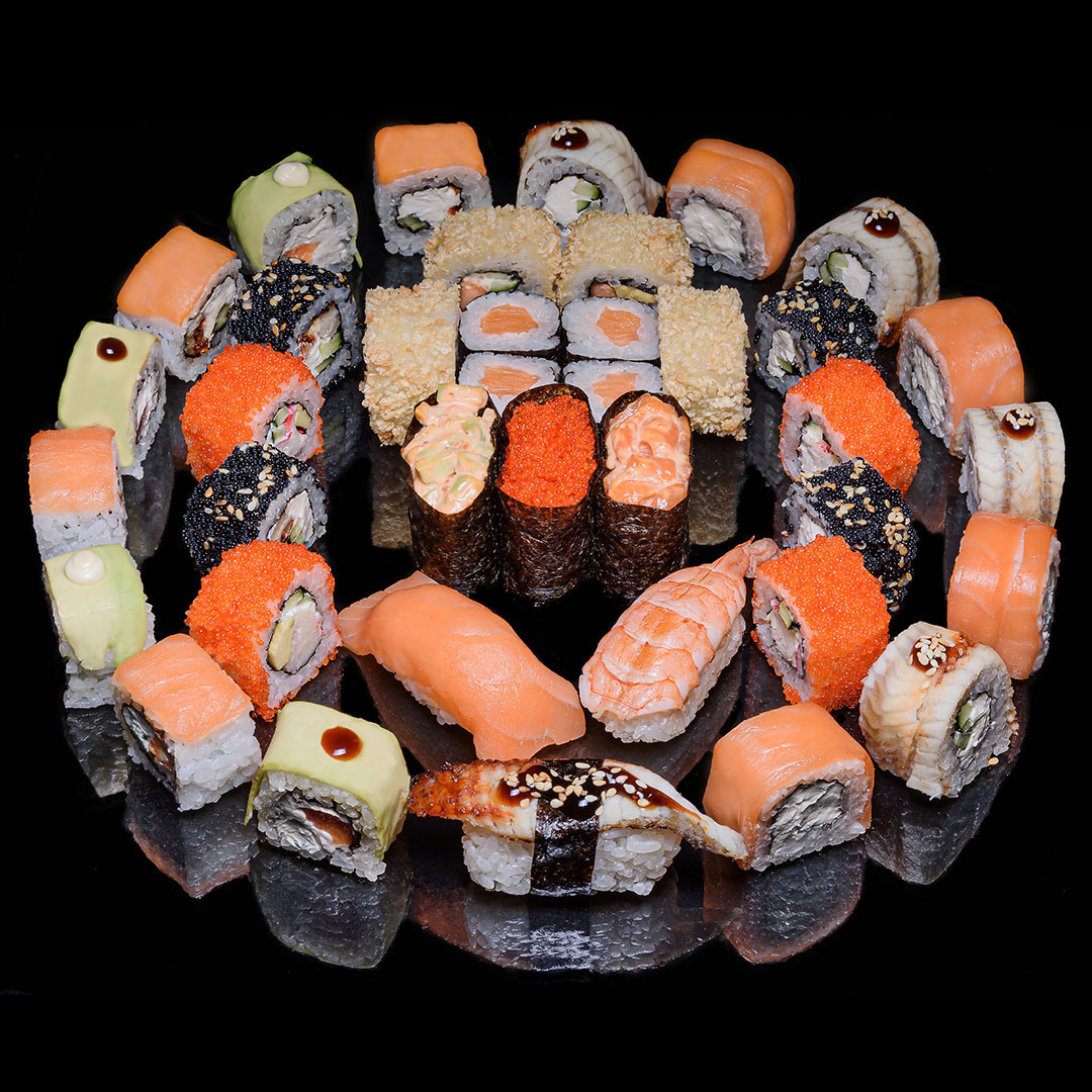 фотограф Андрей Богатов Сызрань, фуд фото, большой сет ролов