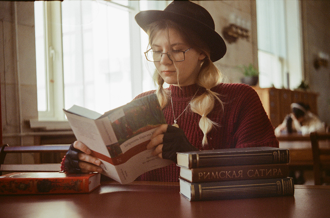 Фотосессия в библиотеке имени Ленина