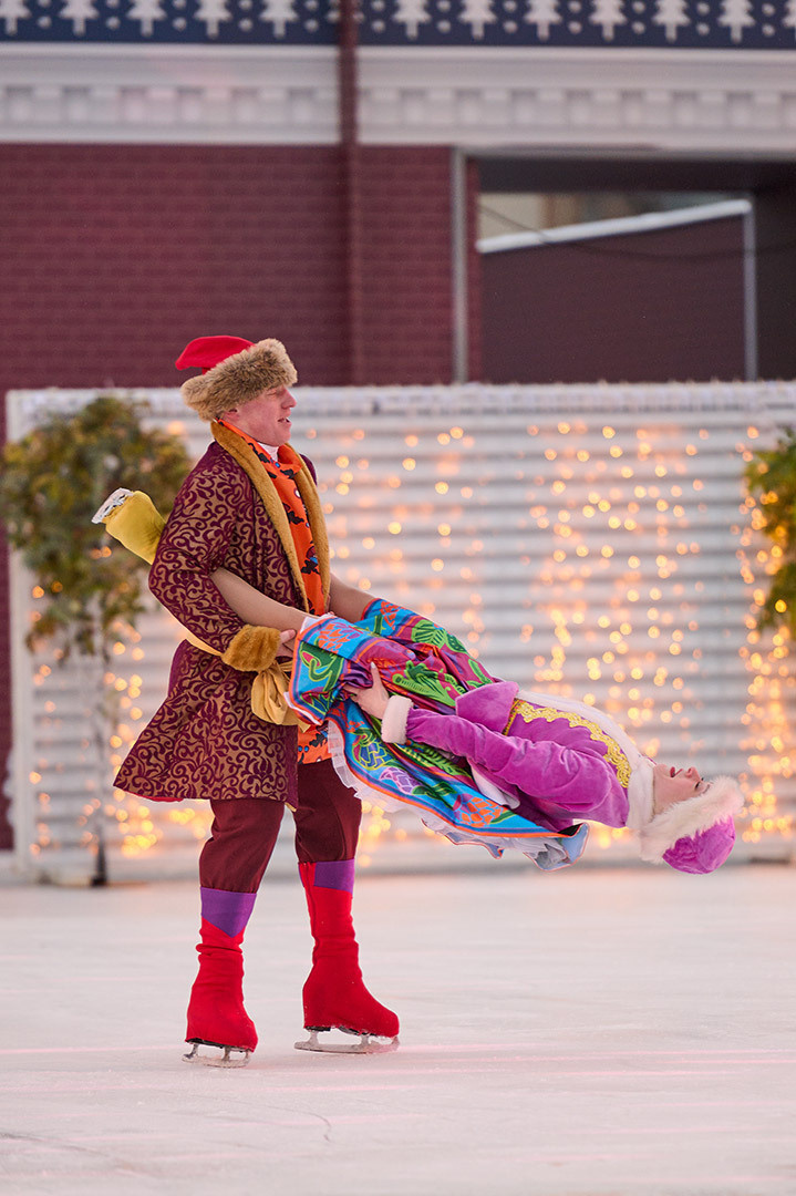 Ледовое шоу Татьяны Навки, красная площадь, фигурное катание