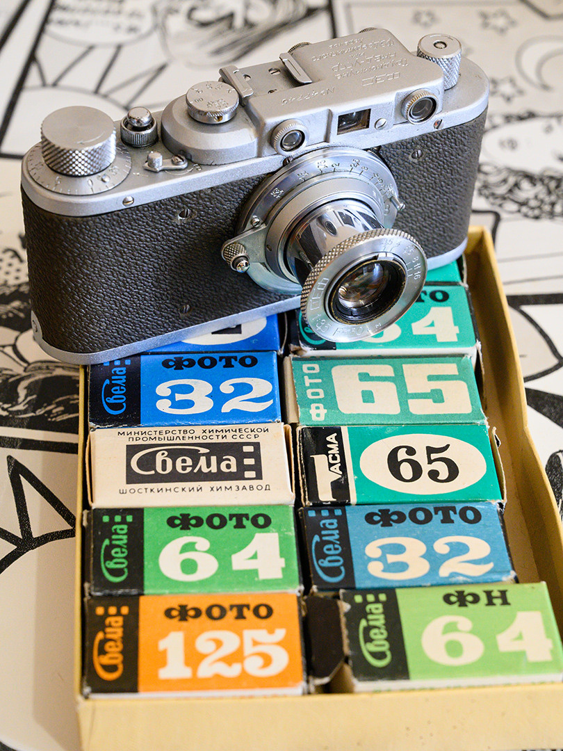 ФЭД НКВД СССР пленочный фотоаппарат