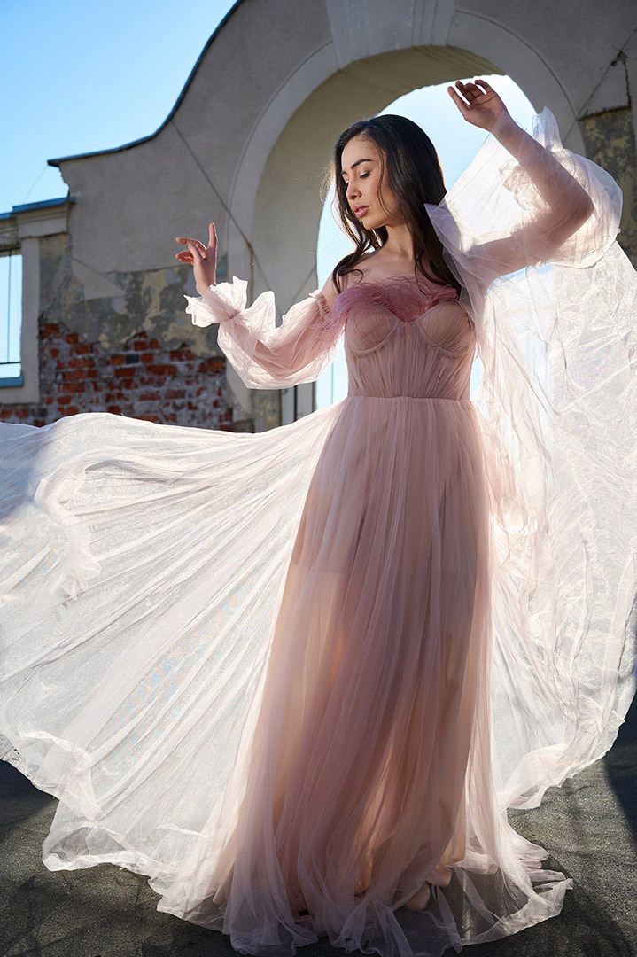 фотограф Андрей Богатов Сызрань, Свадебная фотосессия, невеста в красивом платьи