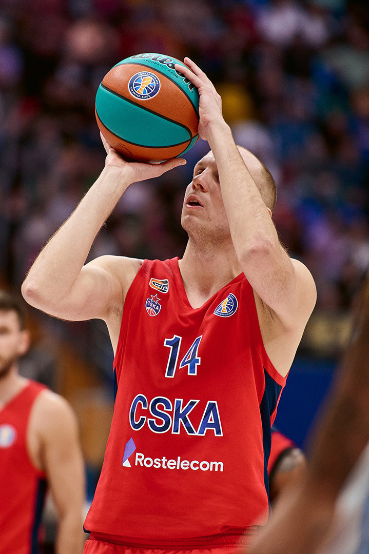 Баскетбольный матч ЦСКА-Зенит, фото репортаж, Атака ЦСКА