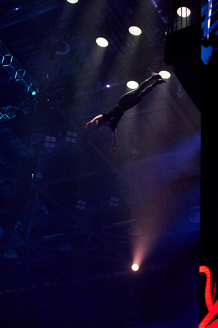 Фестиваль Экстремальных Видов Спорта - Прорыв. Прыжки на батуте