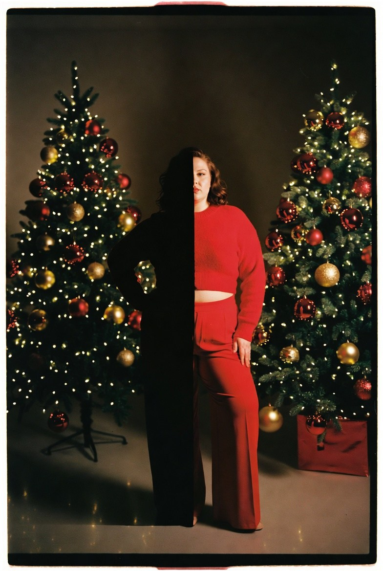 Плюс сайз в красном