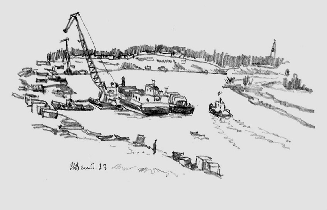 На Оби. Мегион.1977.