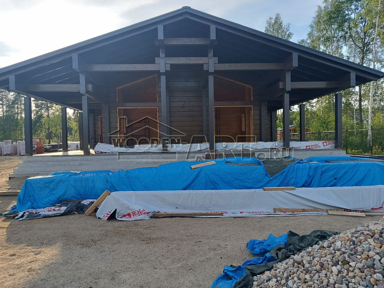 «Восход» 296 кв. м. Проекты деревянных домов. Архитектор Ольга Мальцева