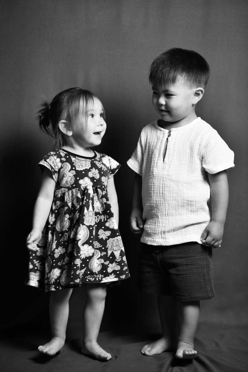 Детская фотосессия в студии. Фотограф Ди