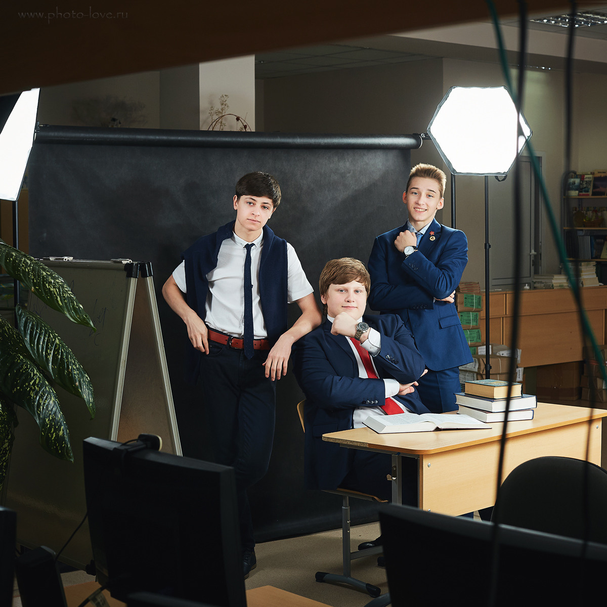 Школьные фотографии с друзьями. Школьный фотограф Сергей Беликов