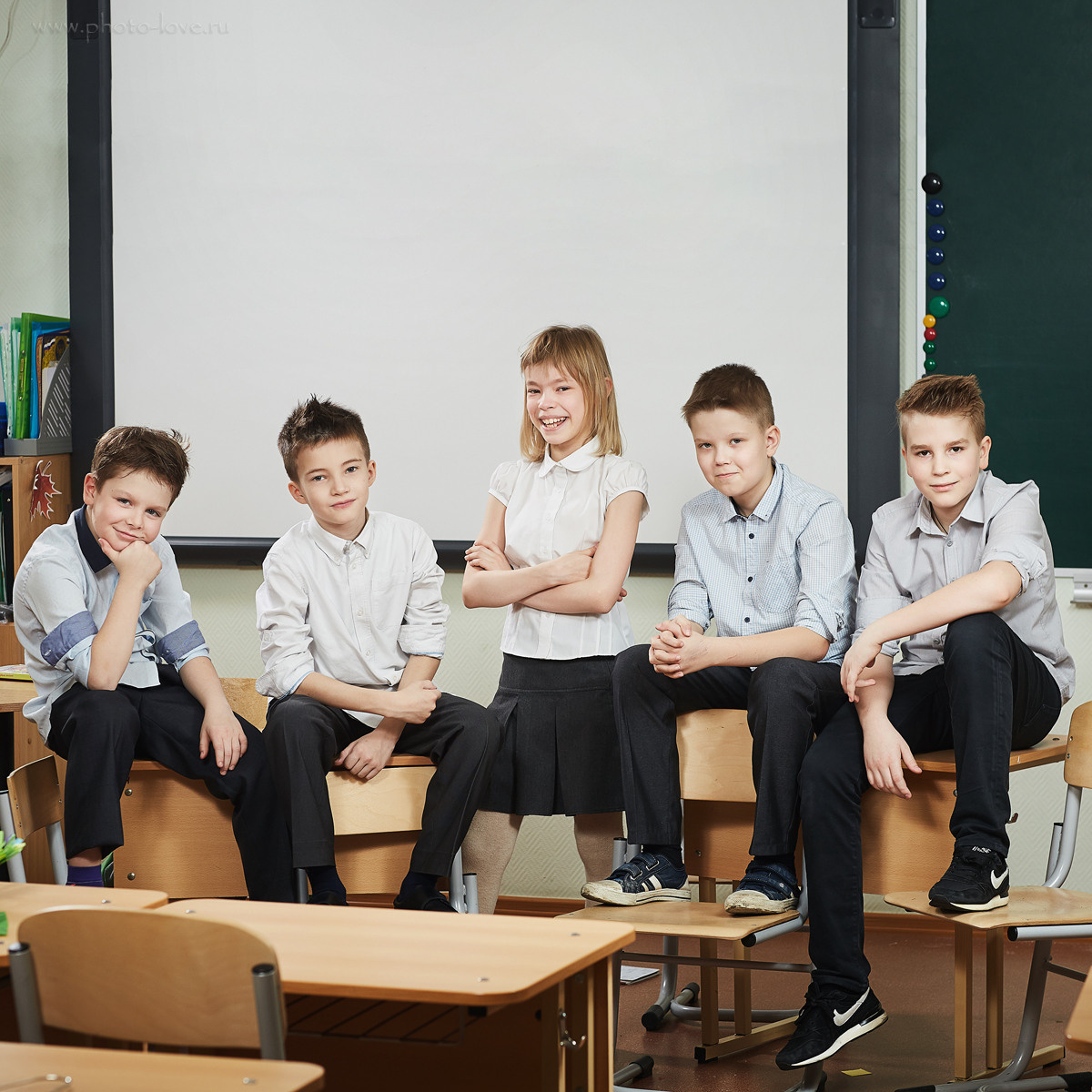 Школьные фотографии с друзьями. Школьный фотограф Сергей Беликов
