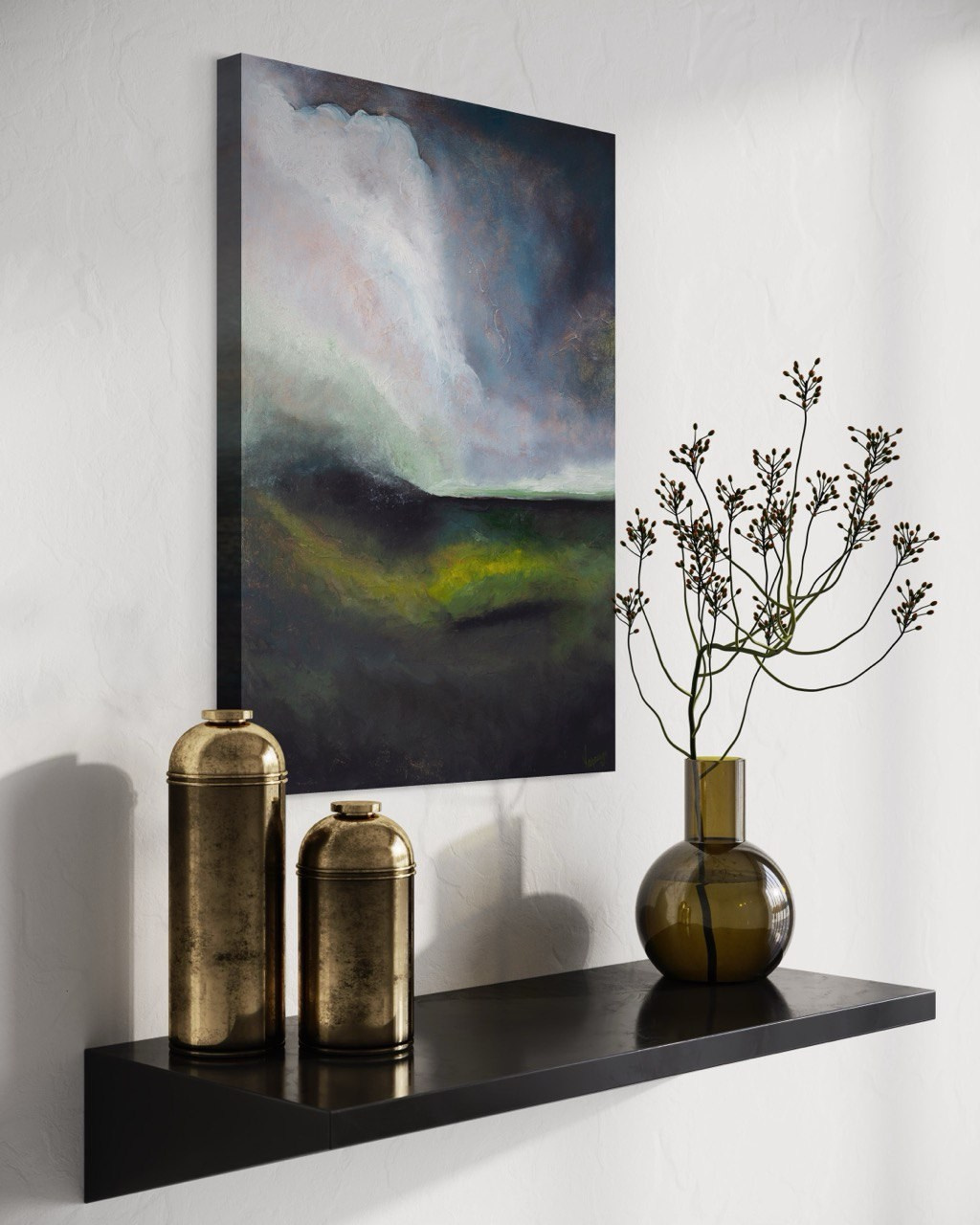 Abstract painting inspired by stormy skies. Павел Коршун — современный художник-пленэрист