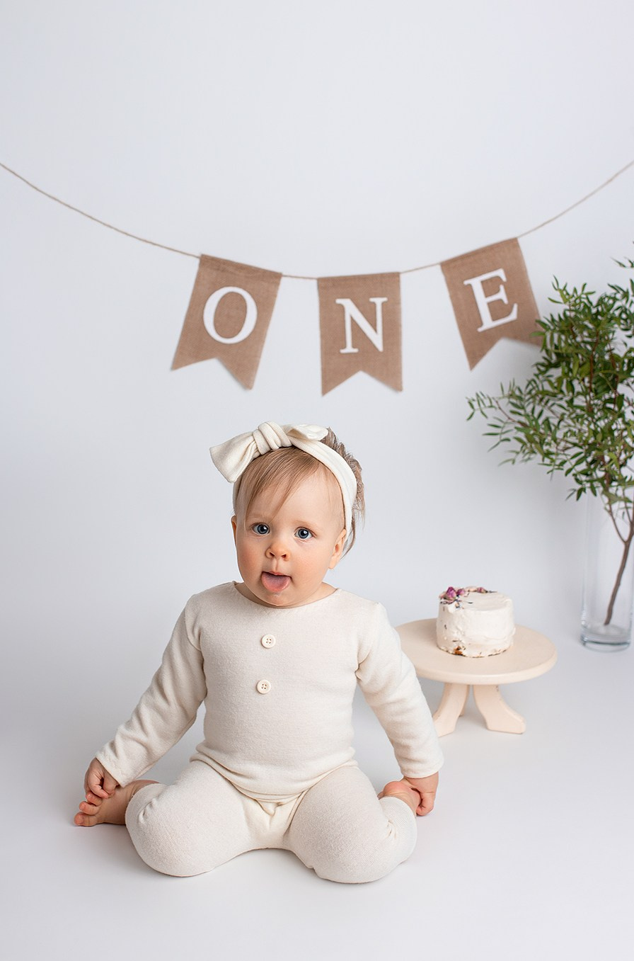 1 Годик Диане. Фотограф новорождённых и малышей до года в Москве и Московской области