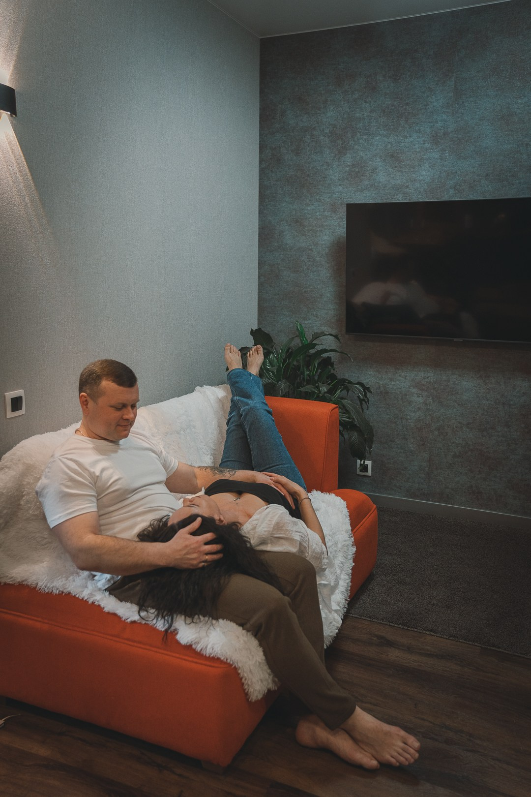 Домашняя фотосессия. Александр и Ирина