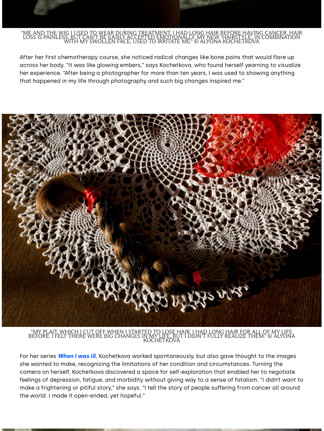 The Luupe. Alyona Kochetkova | Photographer and photography educator