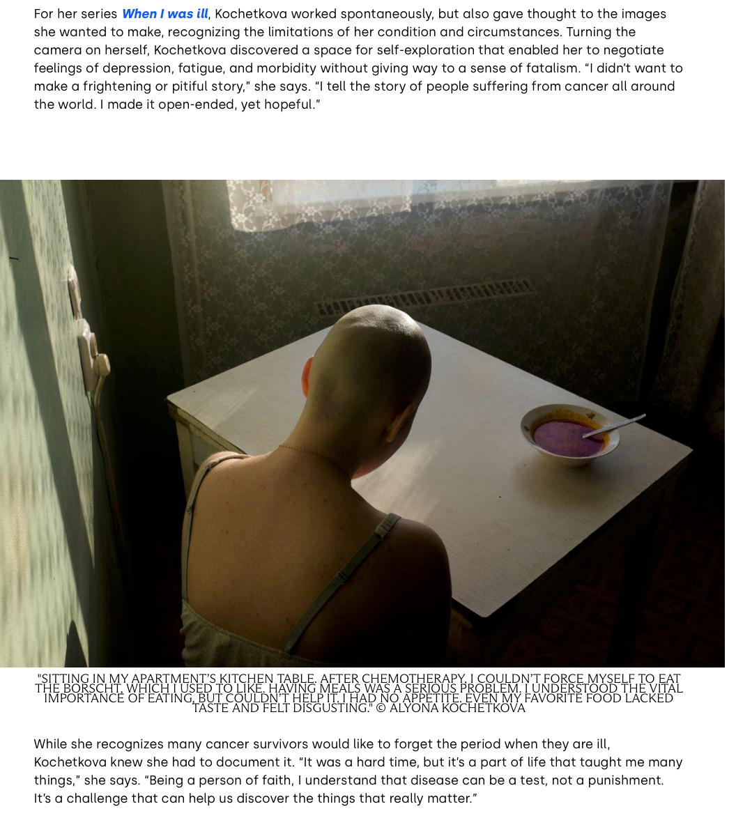 The Luupe. Alyona Kochetkova | Photographer and photography educator