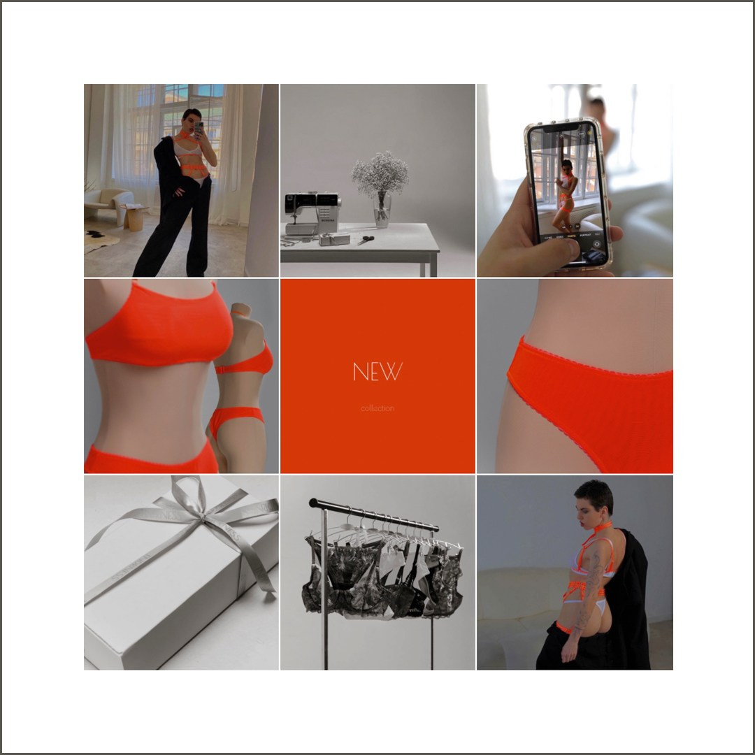 Визуал для бренда белья. Фотограф Кристина Берг