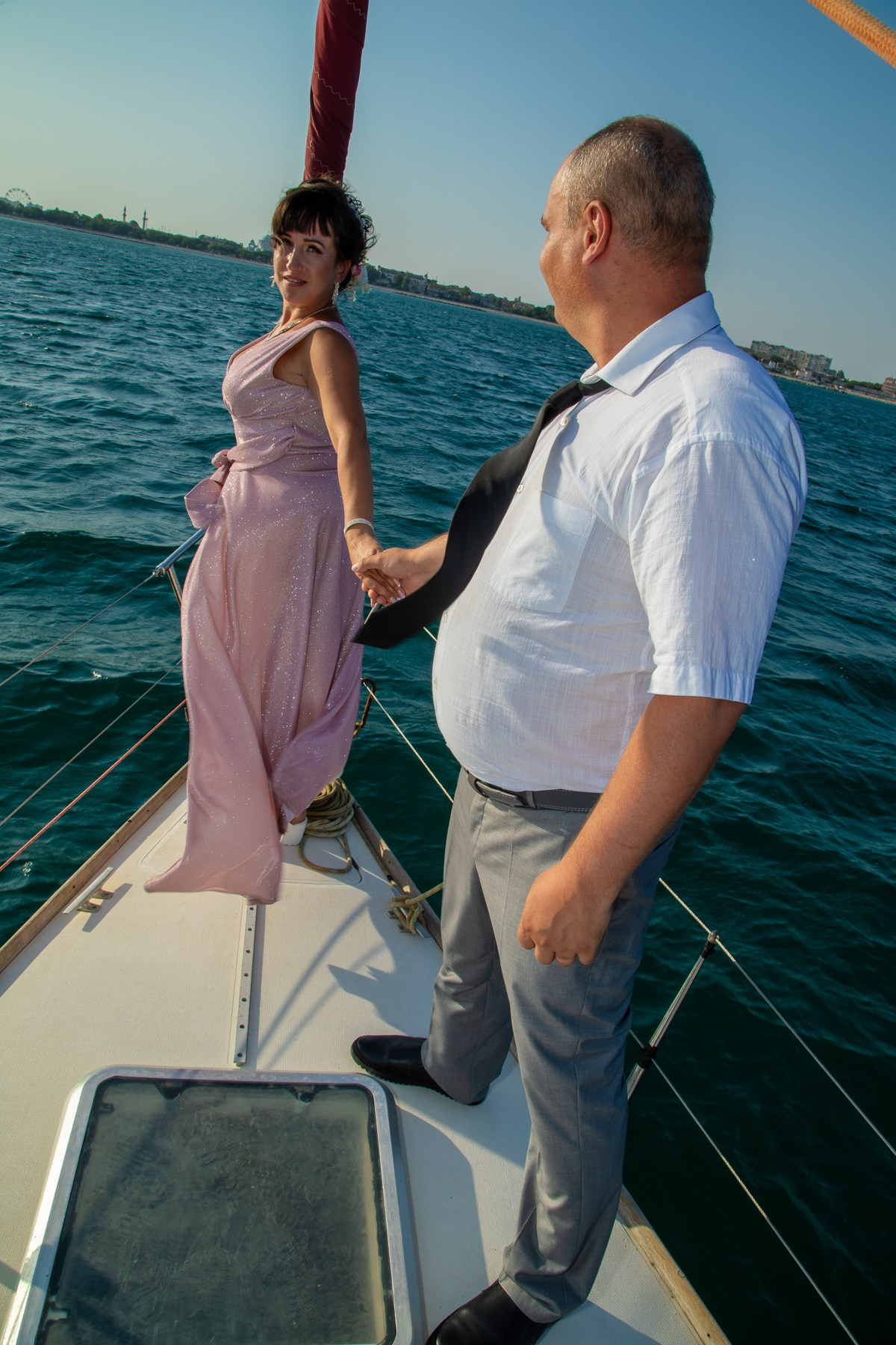 Свадьба на яхте. Фотограф и видеооператор (видеограф) в Евпатории и в Крыму