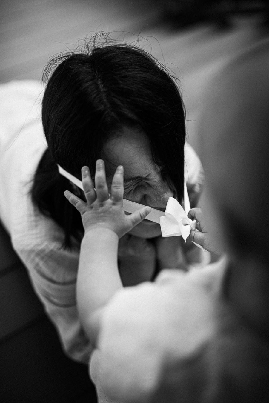 Коля, Ксюша, Саша, Андрей, Кира и бабушки | на даче