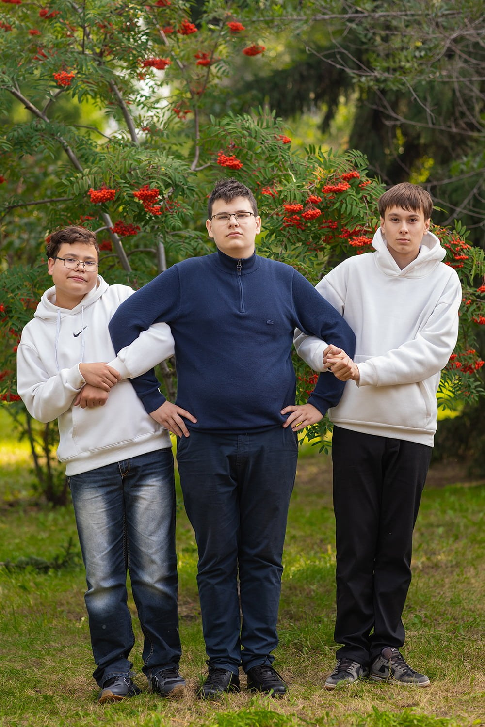 Осеняя фотосессия для альбома 9б класса, учеников 1 школы. СИГМА | Студия выпускных альбомов Красноярск