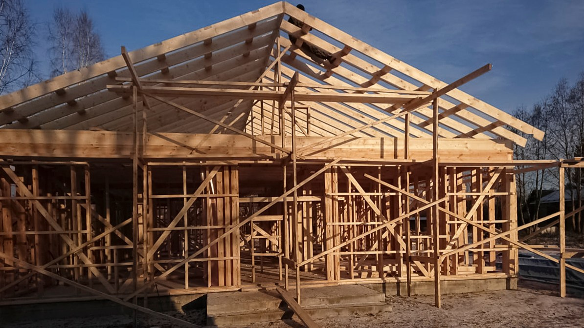 Каркасный дом (Тверская область). Строительство каркасных домов в Москве и МО