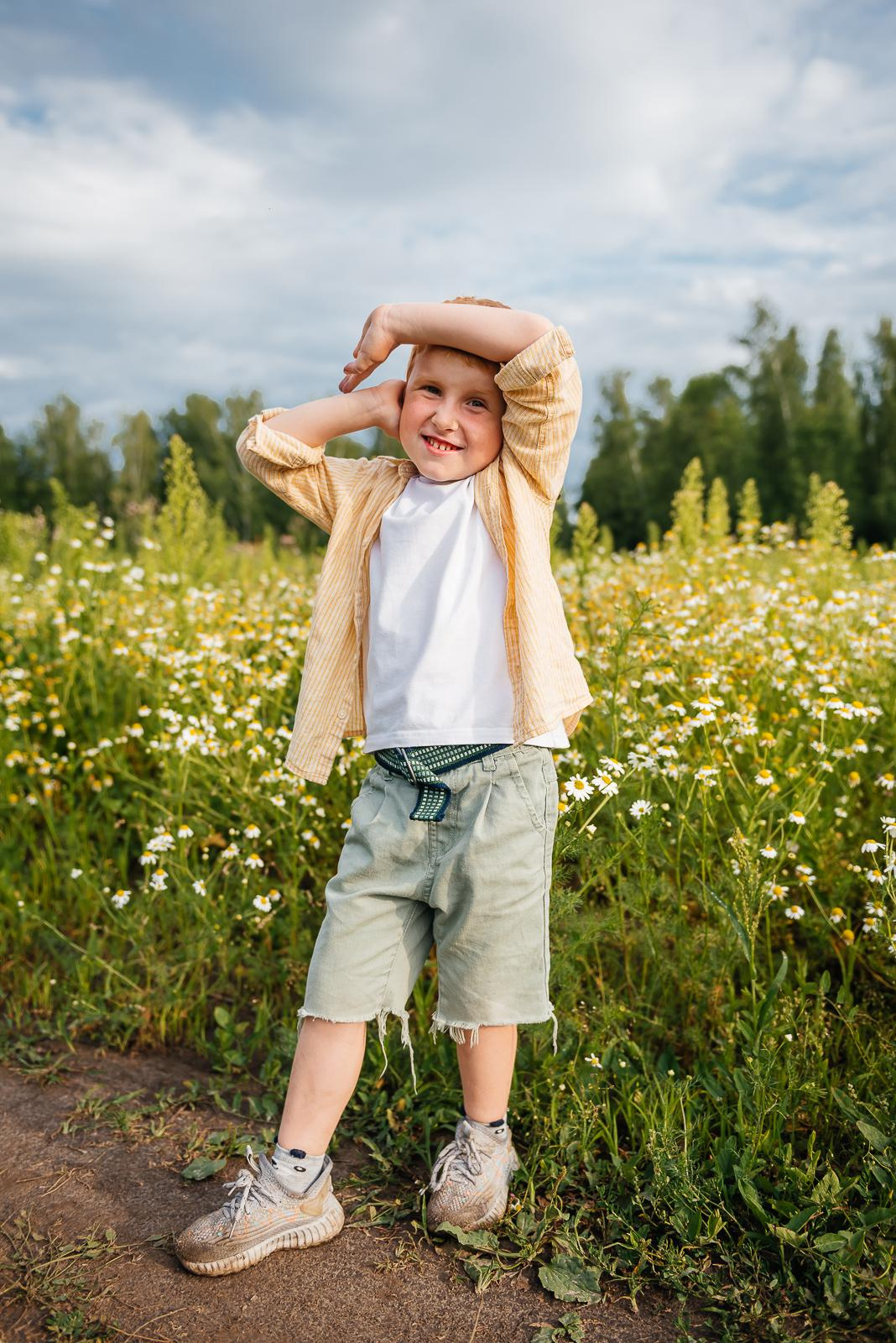 Семейные истории. Ромашки. Фотограф в Новосибирске Юлия Туманова