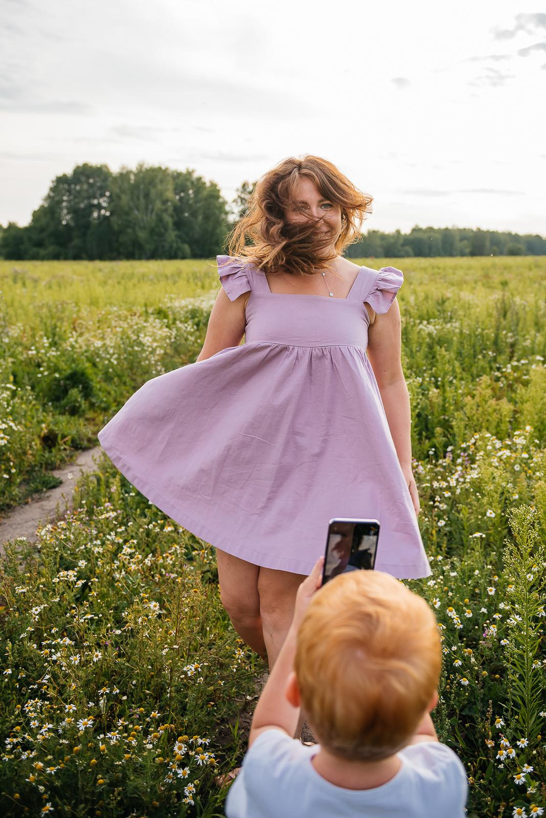 Семейные истории. Ромашки. Фотограф в Новосибирске Юлия Туманова