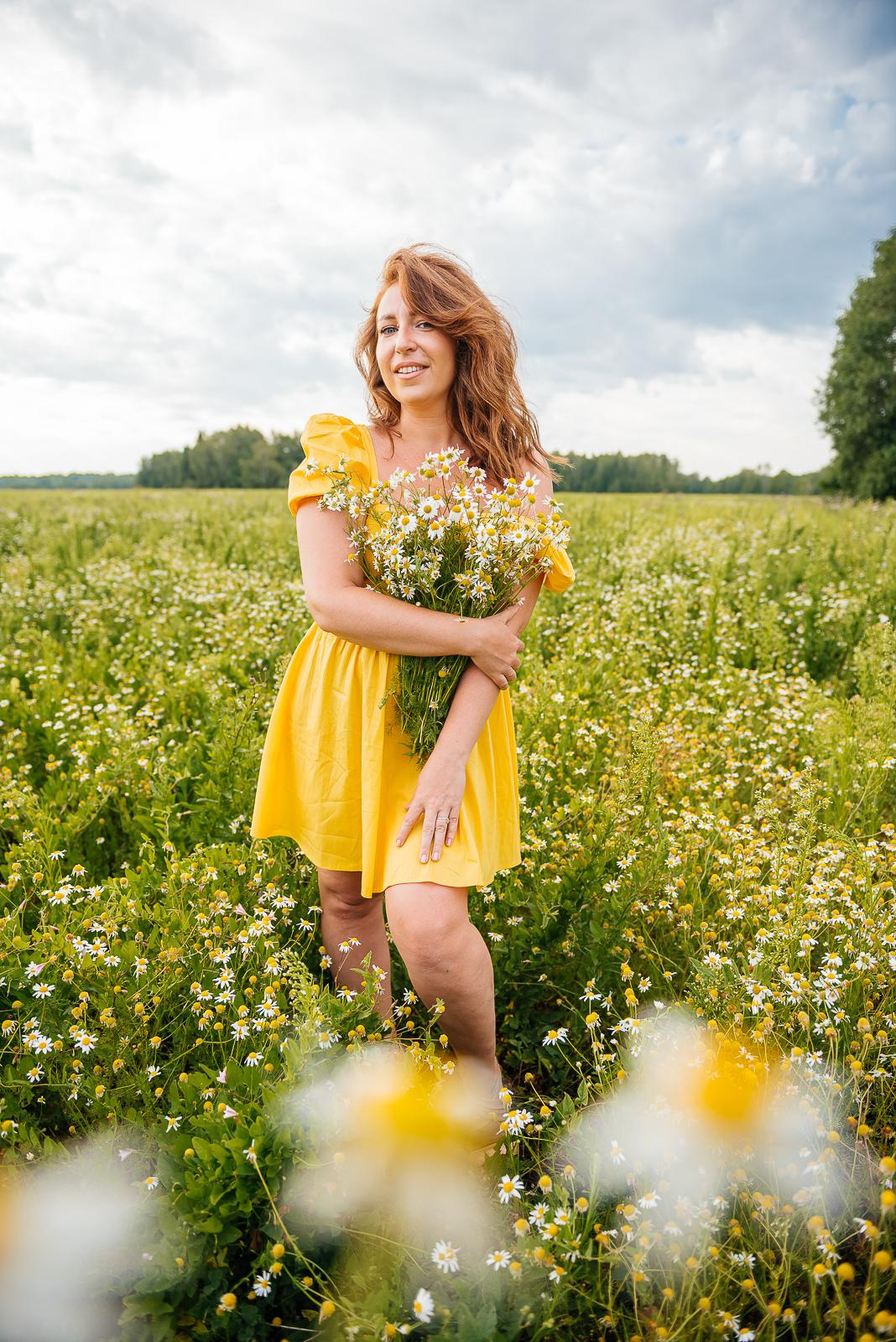 Семейные истории. Ромашки. Фотограф в Новосибирске Юлия Туманова