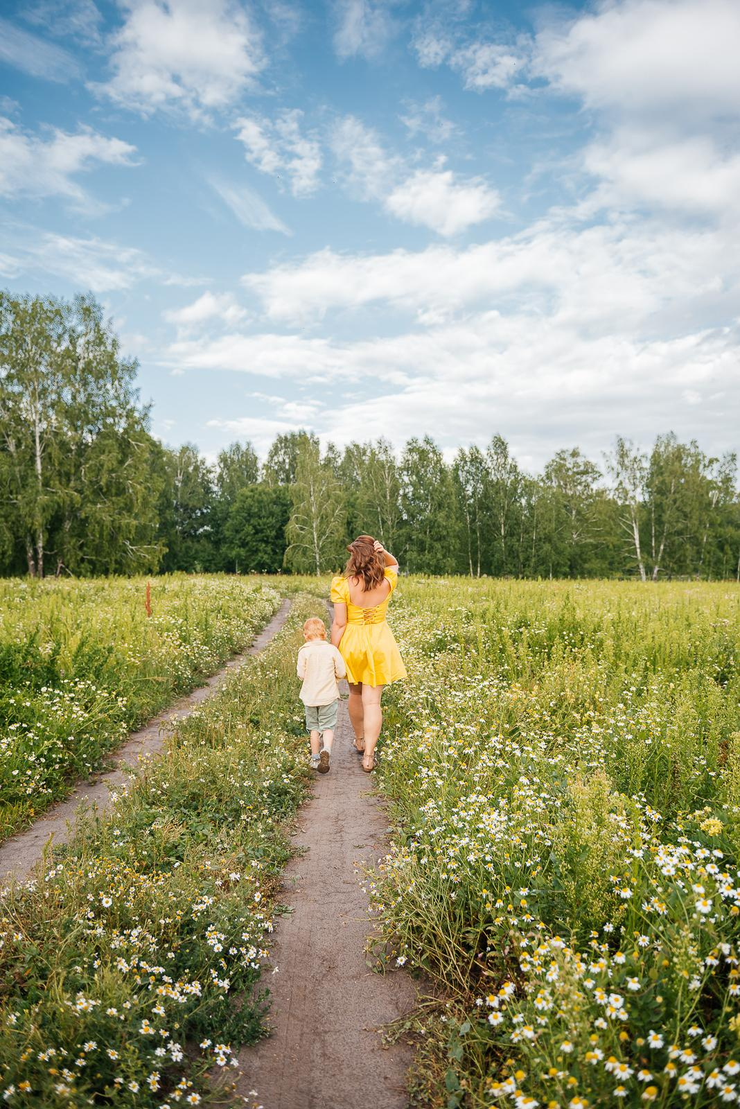 Семейные истории. Ромашки. Фотограф в Новосибирске Юлия Туманова