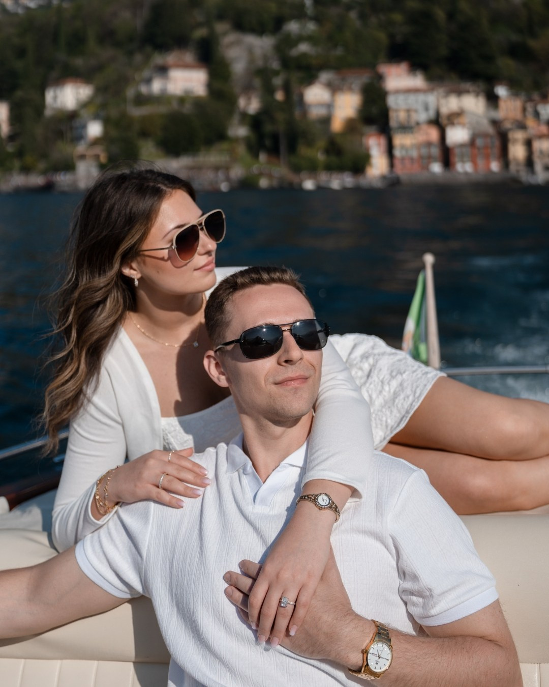 Brandon & Fiancé. Maria Anistratova | Destination Photographer, Videographer & Drone Pilot — Lake Como