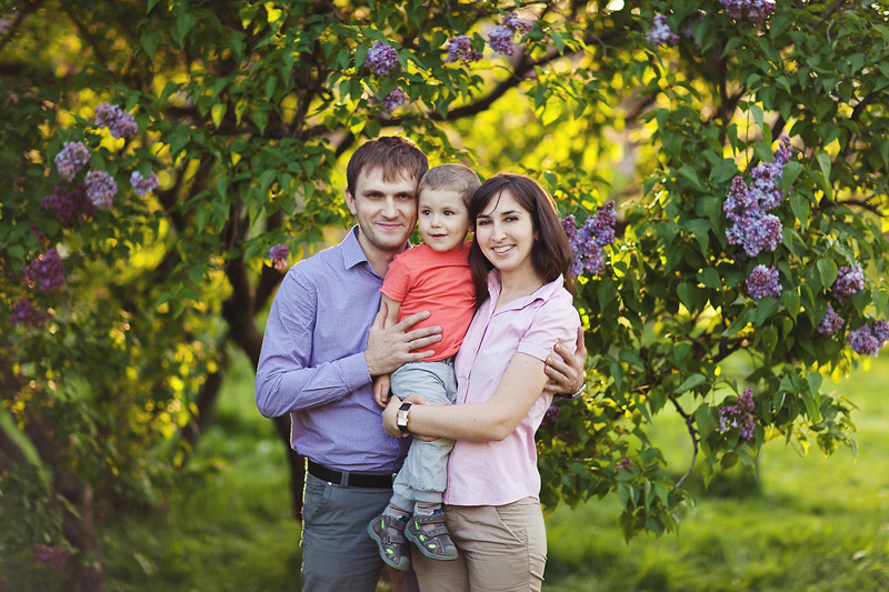 Цветущий сад. Семейный и свадебный фотограф Катя Антонова Москва Сочи