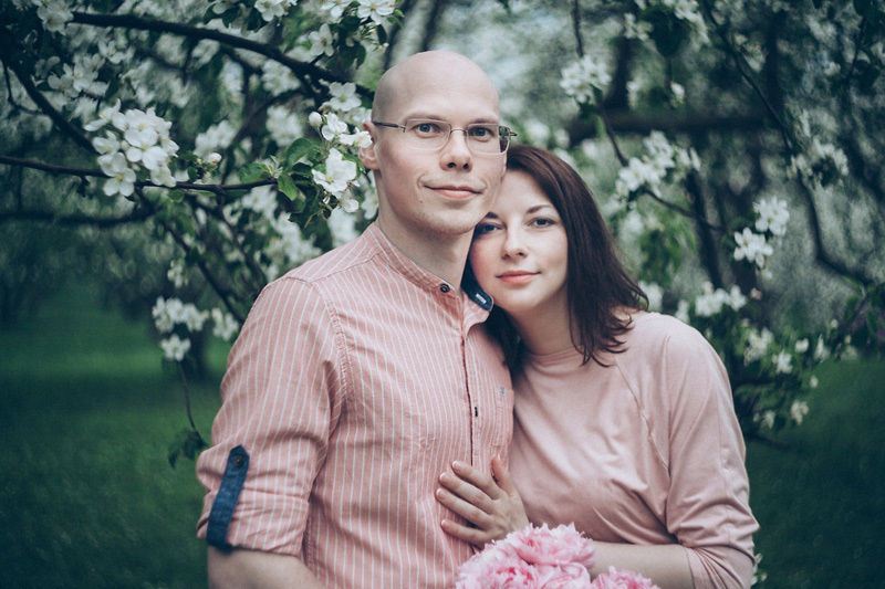 Цветущий сад. Семейный и свадебный фотограф Катя Антонова Москва Сочи