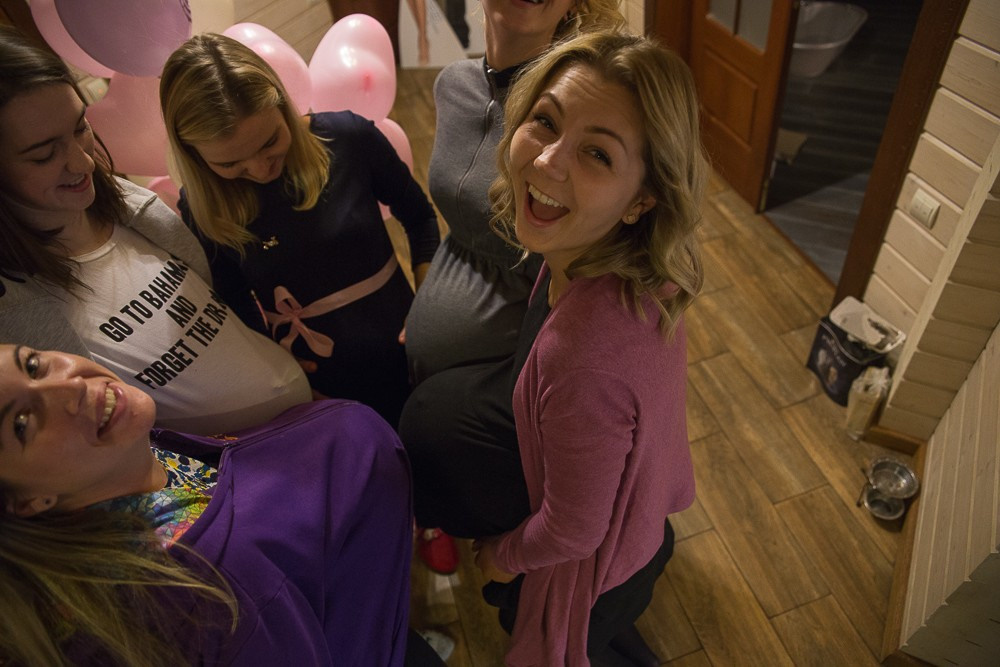 Фотосъемка домашнего праздника Baby shower в ожидании девочки. Семейный и школьный фотограф в Москве Анна Ткач