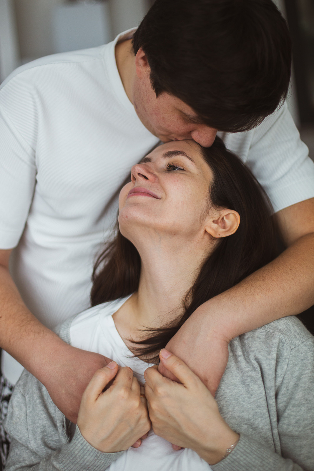 Домашняя фотосессия беременности. Семейный и школьный фотограф в Москве Анна Ткач