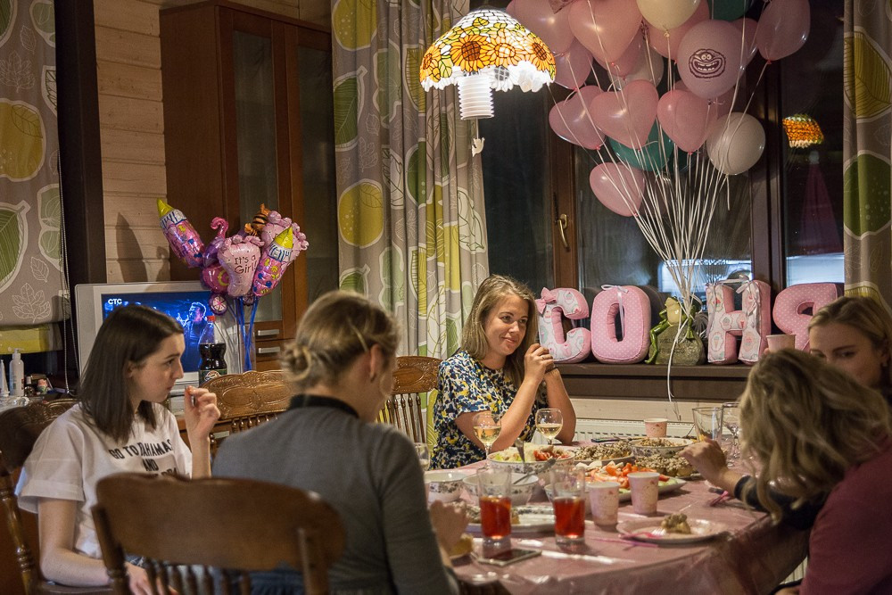 Фотосъемка домашнего праздника Baby shower в ожидании девочки. Семейный и школьный фотограф в Москве Анна Ткач