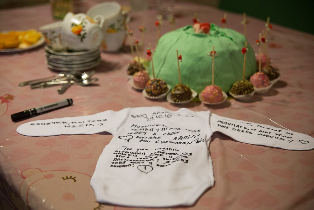 Фотосъемка домашнего праздника Baby shower в ожидании девочки. Семейный и школьный фотограф в Москве Анна Ткач