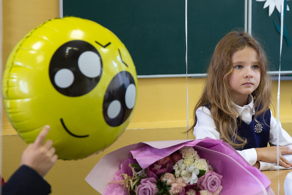Фотосессия для первоклассника дома и в классе. Семейный и школьный фотограф в Москве Анна Ткач