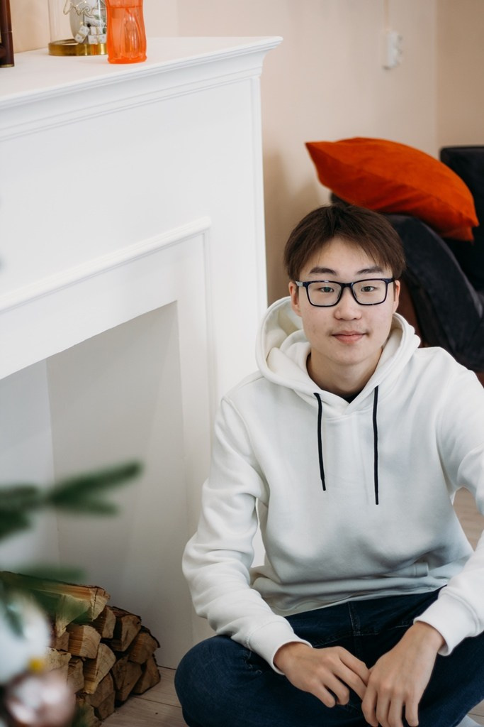 Школьники В Новогодней студии. Фотограф Бурятия. Печать фотокниг