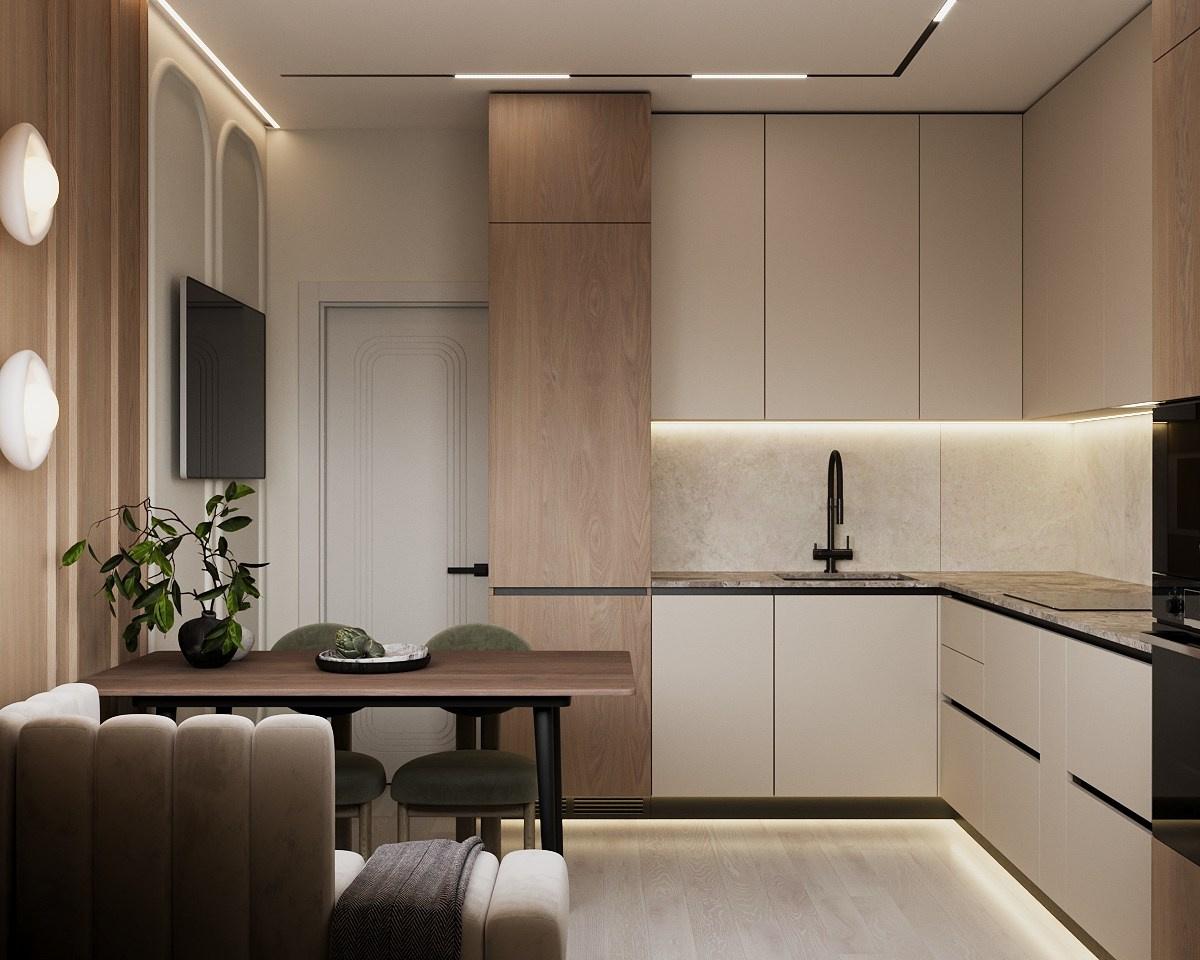 Кухня. Визуализатор Векшина Елена